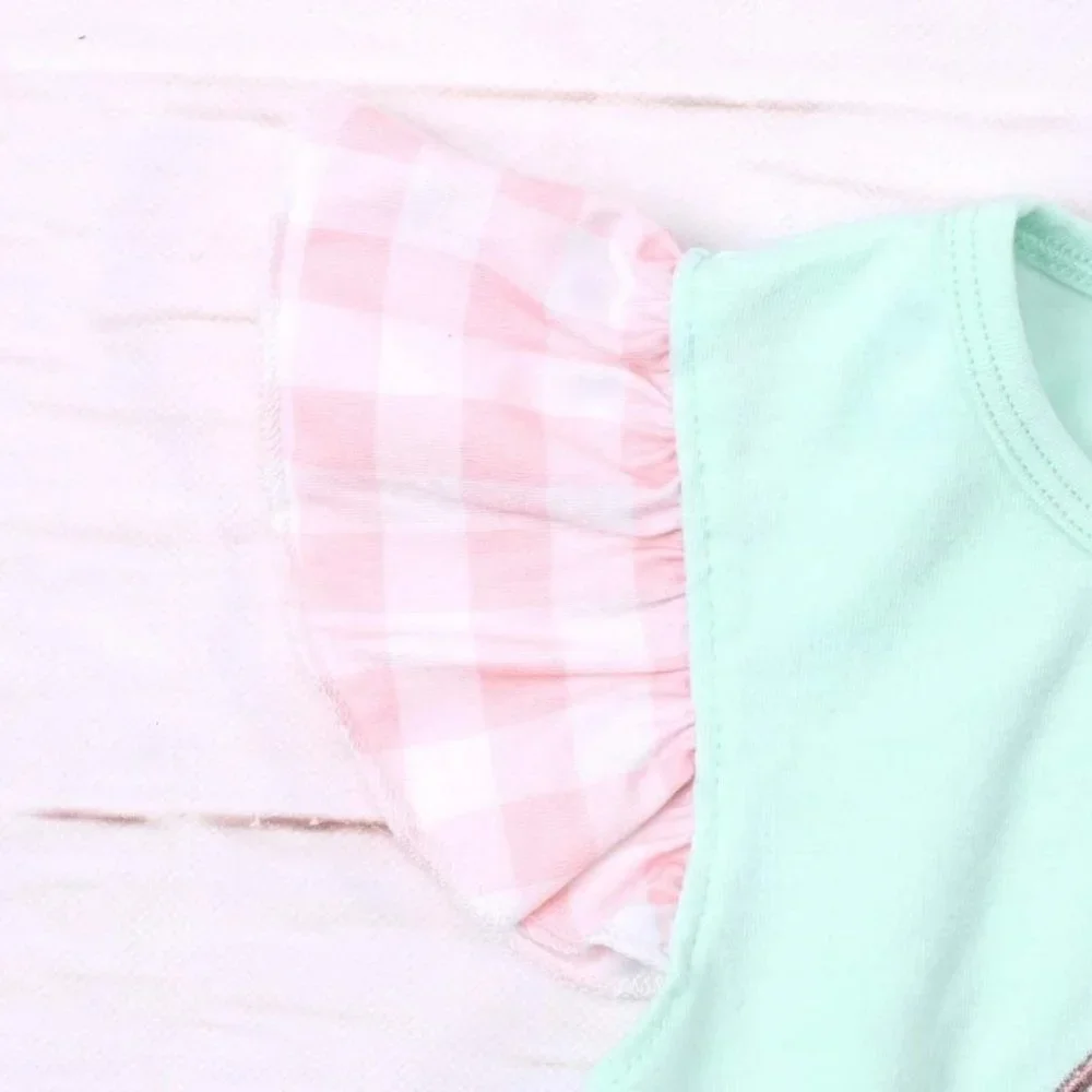 Boutique Labrador Puppy Dog Fishing Baby Girls Sleeveless Romper Jumpsuit